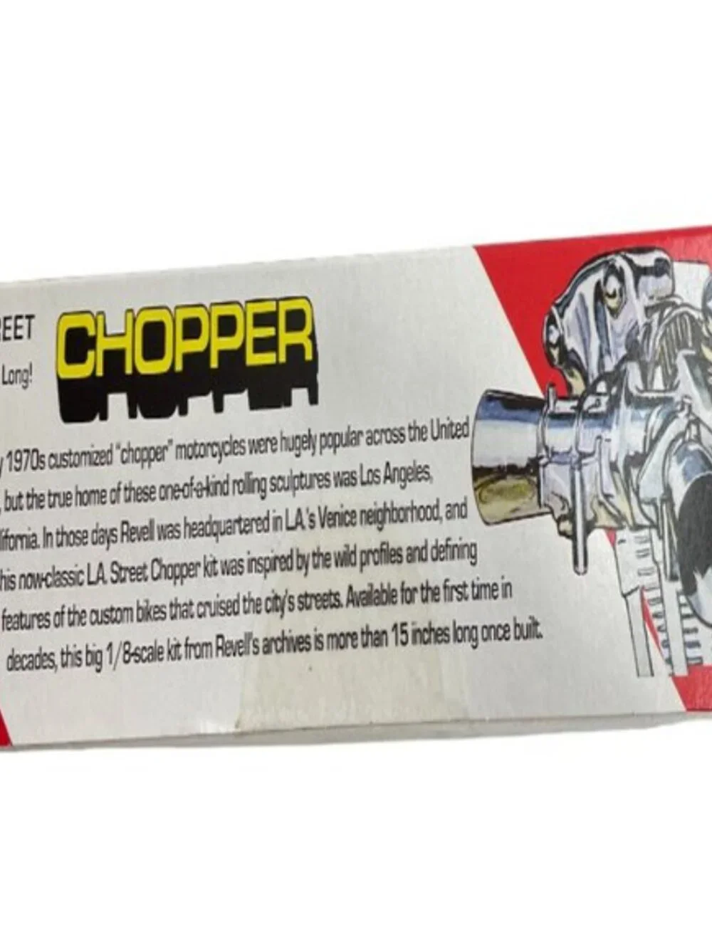 L.A. Street Chopper Motorcycle Revell 1/8 Model Kit NEW